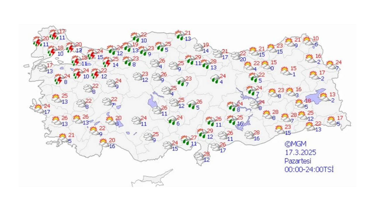 Bahar Bitti, Kış Dönüyor Meteoroloji’den 26 Il Için Sarı Kod Uyarısı (1)