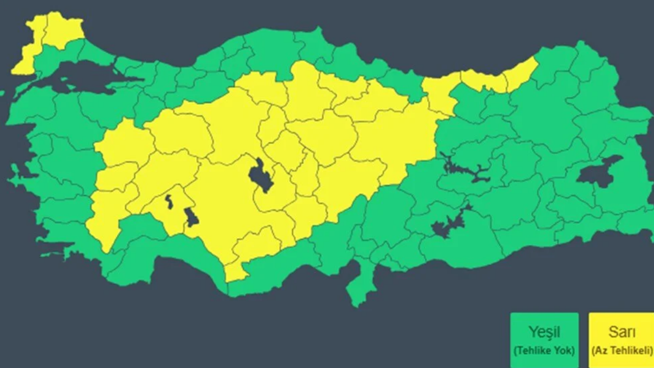 Bahar Bitti, Kış Dönüyor Meteoroloji’den 26 Il Için Sarı Kod Uyarısı