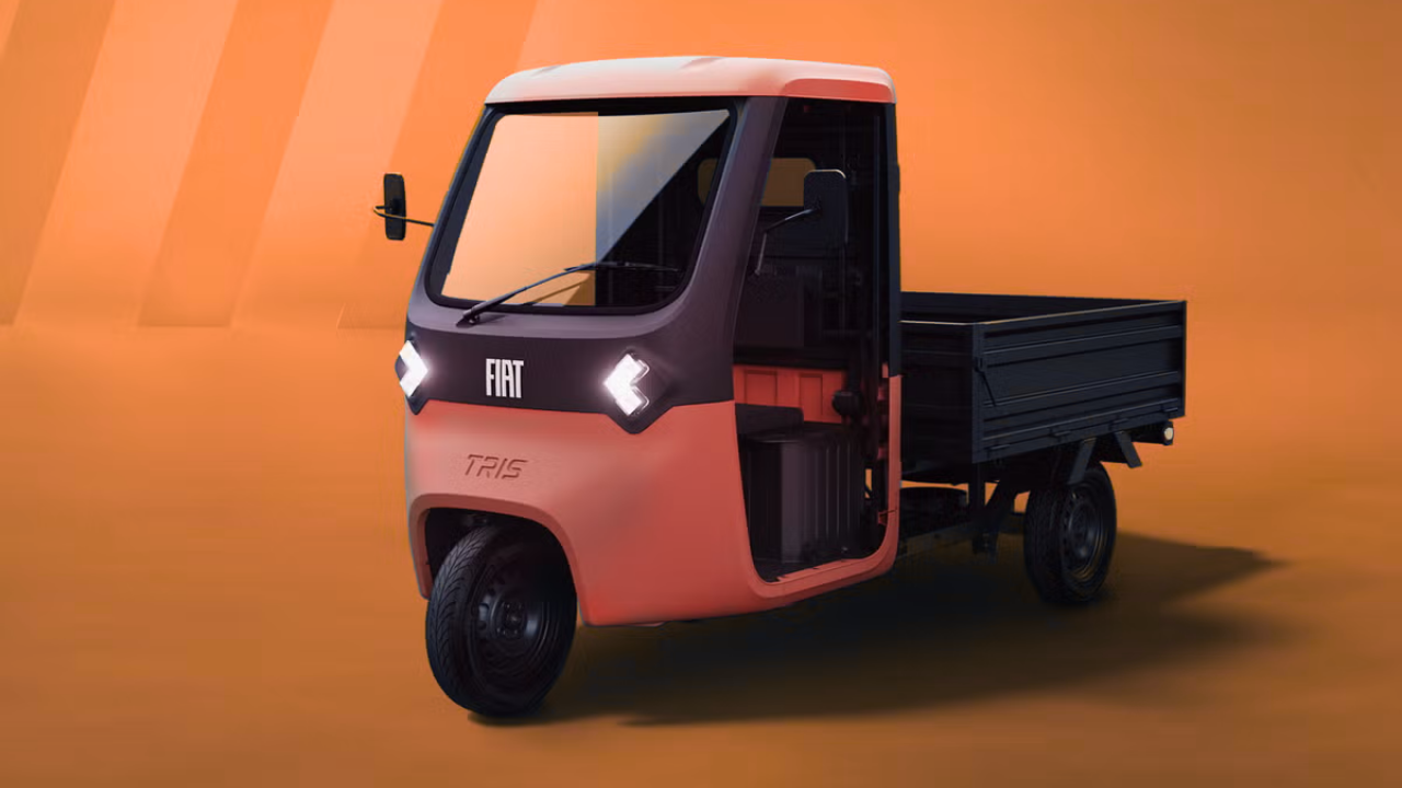 Fiat Tris Tanıtıldı Üç Tekerlekli Elektrikli Mini Kamyonet Geliyor (1)