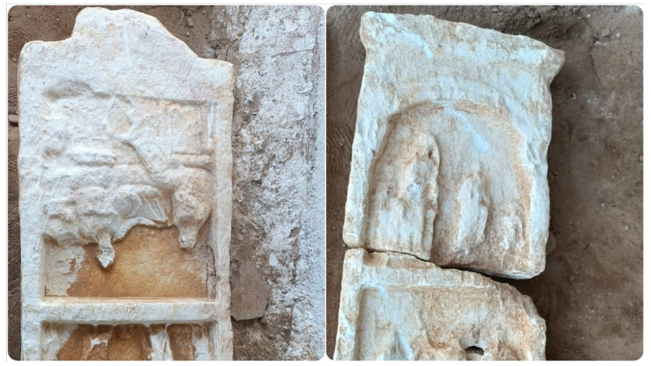 İzmir'de 2 Bin Yıllık Roma Dönemi Mezar Taşları Keşfedildi!