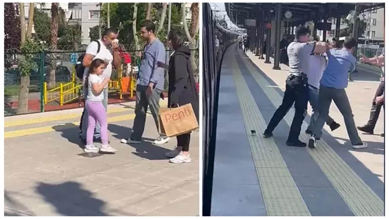 Marmaray’da Feci Olay İki Çocuğunun Yanında Darp Edildi, Burnu Kırıldı (1)