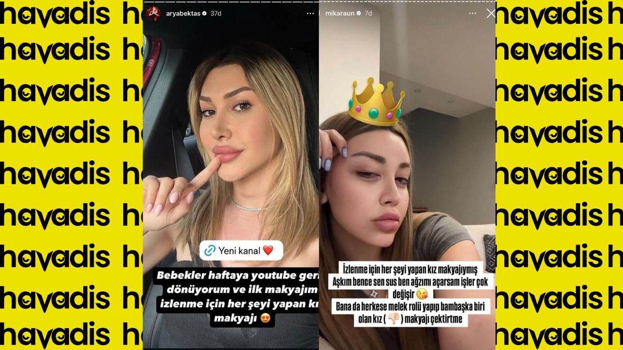 Mika Raun Ve Arya Bektaş Birbirine Girdi Ortalık Karıştı!,