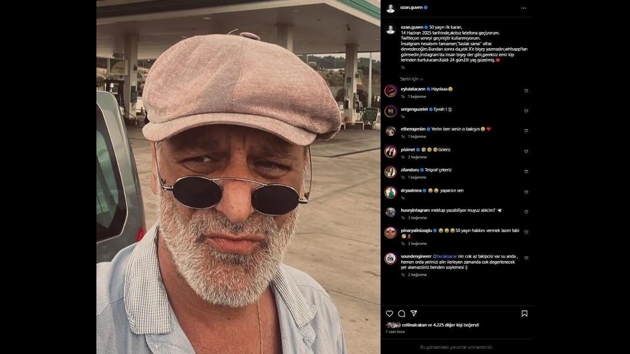 Ozan Güven’den 50 Yaş Kararı Dijital Dünyaya Kapıyı Kapatıyor