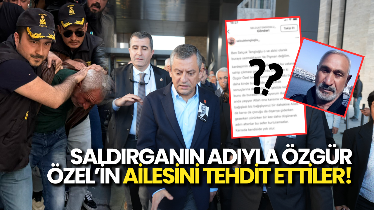 Özgür Özel’e Şok Tehdit Kızının Açık Adresi Yayınlandı Manşettt