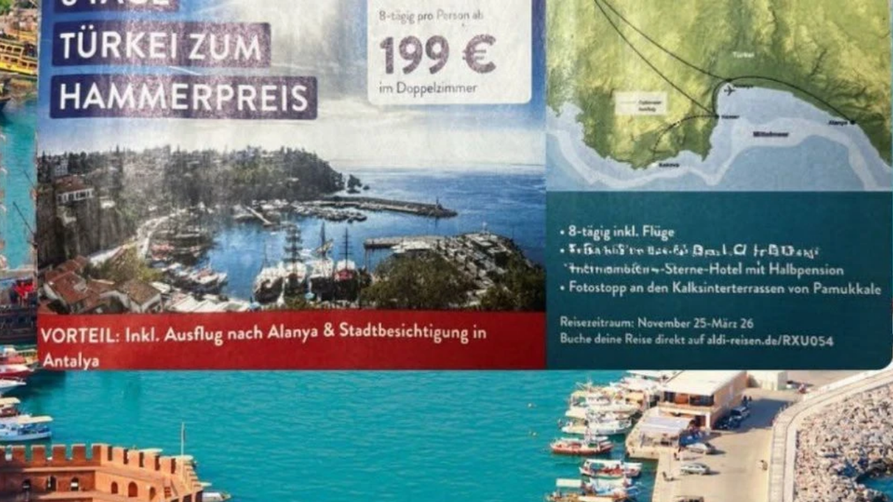 Türkiye’de Tatil Hayal, Almanya’da Marketten 199 Euro’ya Alanya Tatili! (1)