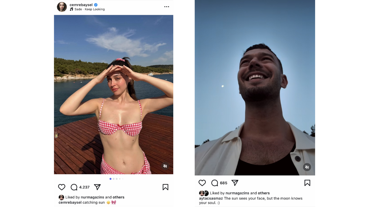 Aytaç Şaşmaz’dan Cemre Baysel’in Bikinili Paylaşımına Gönderme!