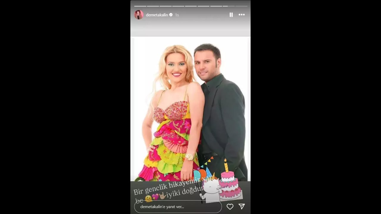 Demet Akalın’dan Alişan’a Nostaljik Kutlama ‘’Bir Gençlik Hikayemiz Var’’ (1)