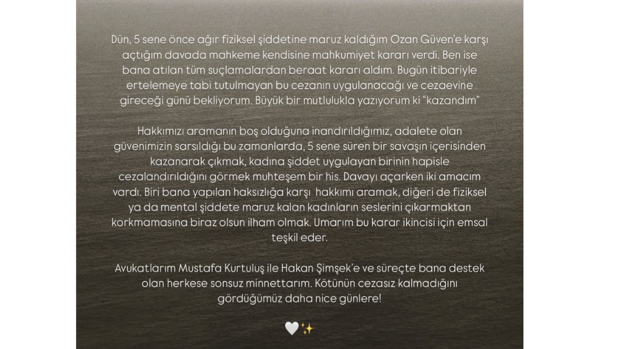Deniz Bulutsuz “Ozan Güven’in Hapis Yatacağı Günü Bekliyorum” (1)