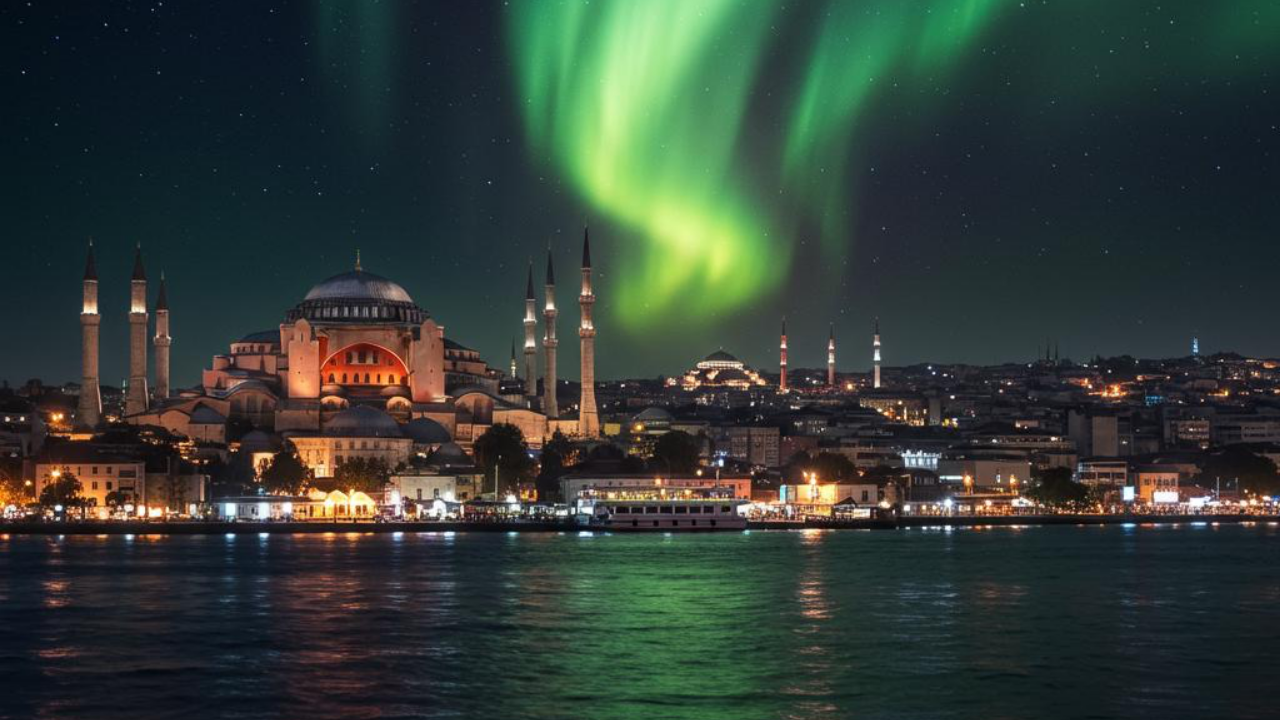 Güneş’te Patlayan Fırtına İstanbul’a Ulaştı Kuzey Işıkları Görülebilir! (1)
