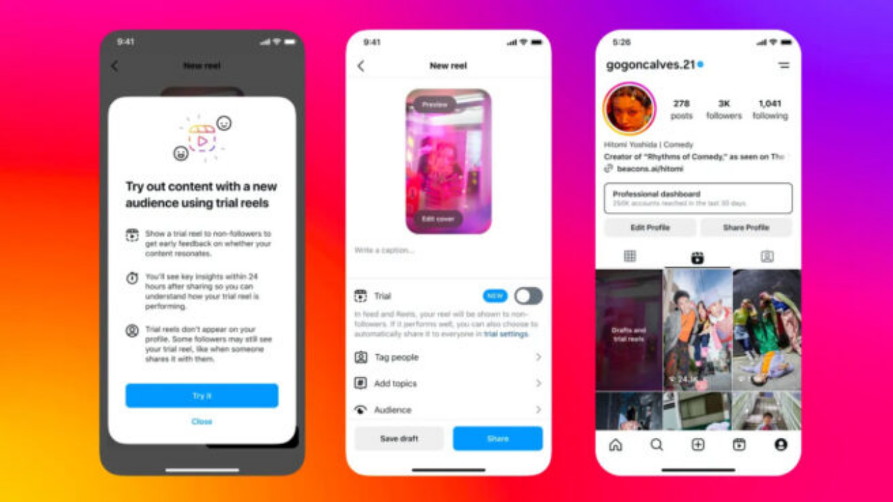 Instagram’da Sınırları Kaldıran Yenilik Profil Izgarası Ve Deneme Reels’leri! (2)