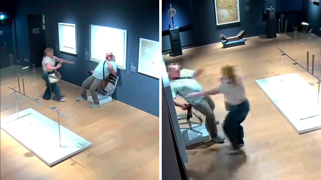 İtalya’da Skandal! Swarovski Taşlarla Kaplı Sanat Eserine Oturan Turist Eseri Parçaladı! (1)