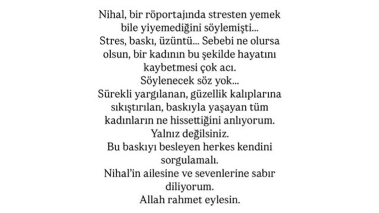 Nihal Candan’ın Acı Vedası Sonrası Hadise’den Yürek Burkan Mesaj “Yalnız Değilsiniz” (1)