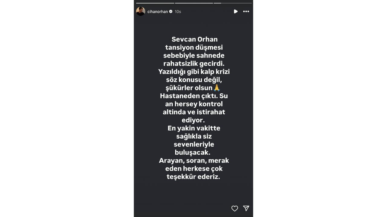 Sevcan Orhan Sahnedeyken Fenalaştı Kalp Krizi Sanılan Olayın Gerçek Nedeni Ortaya Çıktı