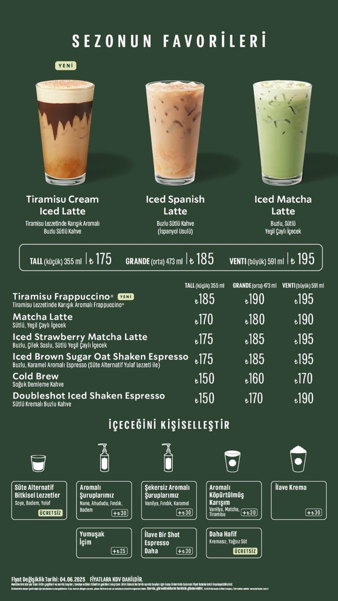 Starbucks’a Zam Geldi! İşte 4 Haziran 2025 Güncel Fiyat Listesi (1)-1