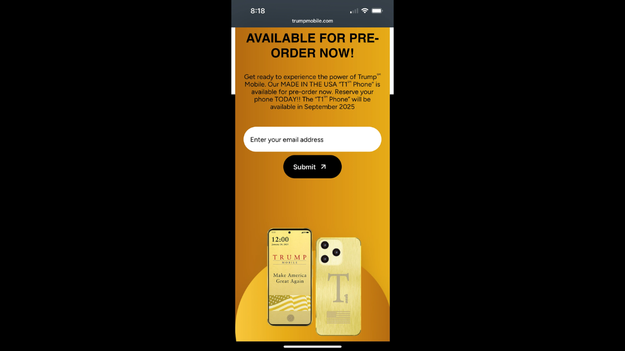 Trump Mobile Duyuruldu 499 Değerindeki Telefon Yıl Sonunda Satışa Çıkacak