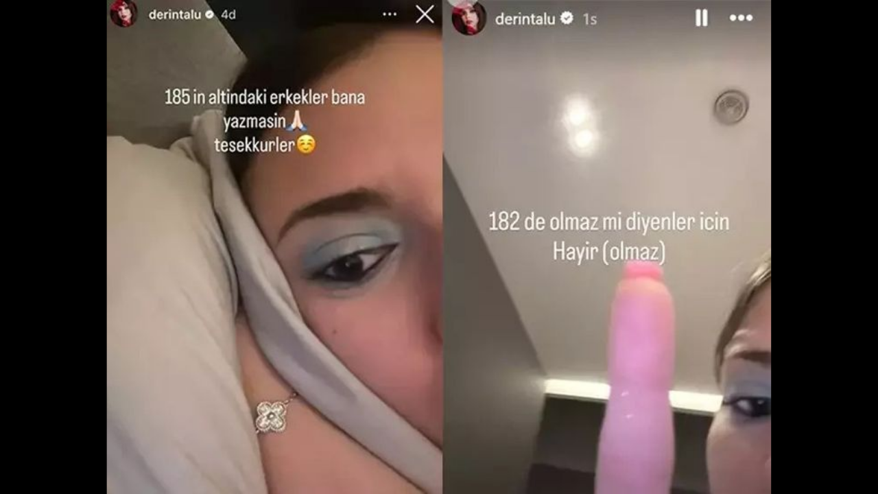 Derin Talu Erkekleri Tiye Aldı ‘’1.85’Ten Kısaları Bana Yazmasın’’ (1)