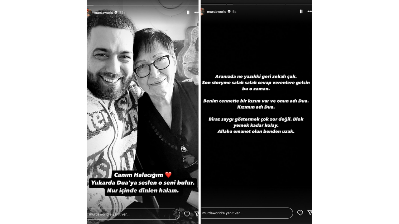 Kaybettiği Halasına Mesajıyla Tepki Çeken Murda Ateş Püskürdü!