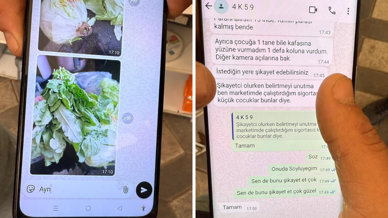 Aldığı Marulu Beğenmedi 15 Yaşındaki Çocuk İşçiyi Dövdü! Şahsın Bekçi Olduğu Ortaya Çıktı! (1)