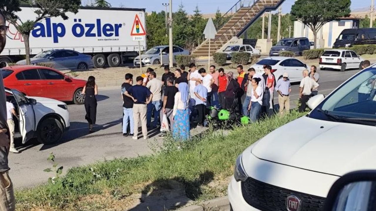 Ankara'da Motosiklet Kazası 1 Ölü, 1 Yaralı (1)