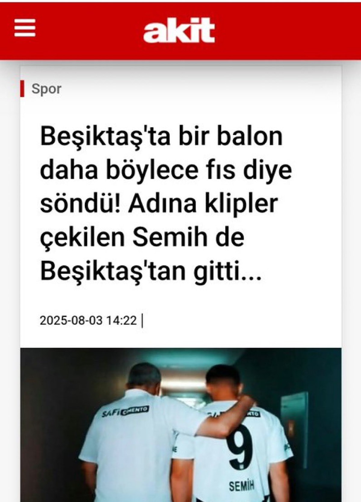 Bir Skandal Daha Yeni Akit’ten Semih Kılıçsoy’a Saygısız Manşet!1