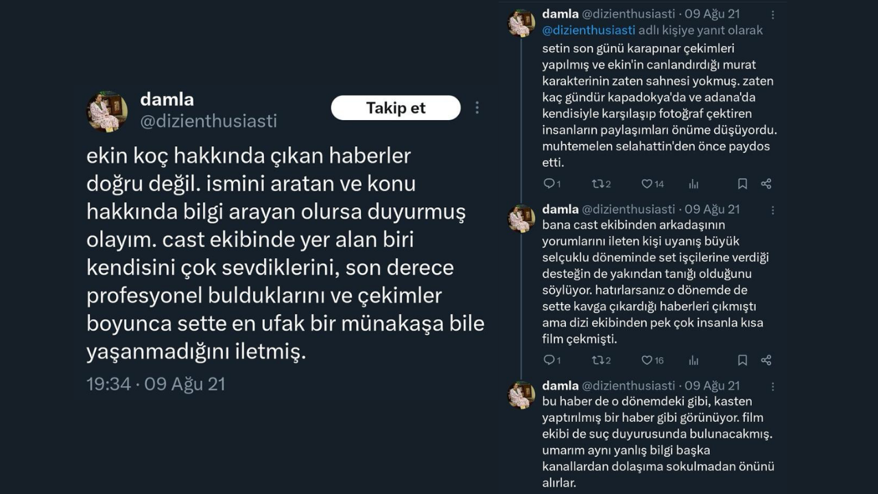 Ekin Koç’un Set Çalışanlarını Taciz Ettiği İddia Edildi! (3)
