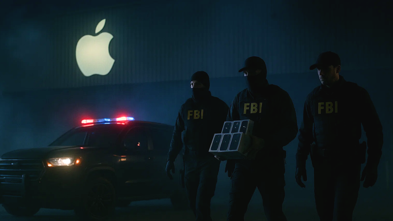 Film Gibi Soygun Fbi Kılığına Girdiler, Apple'dan Yüzlerce Iphone Çaldılar! (1)