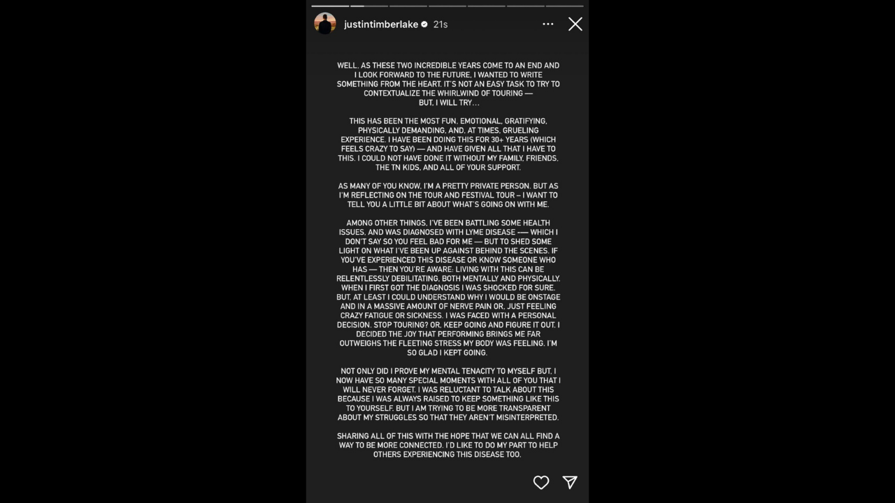 Justin Timberlake’ten Yürek Burkan Itiraf ‘’Lyme Hastalığı Ile Savaşıyorum’’ (1)