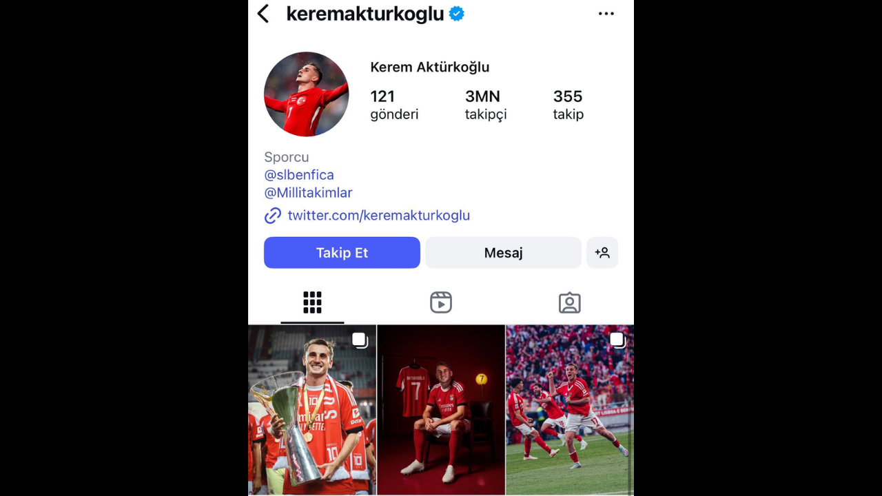 Kerem Aktürkoğlu Resmen Fenerbahçe’de Galatasaray Paylaşımlarını Sildi (1)