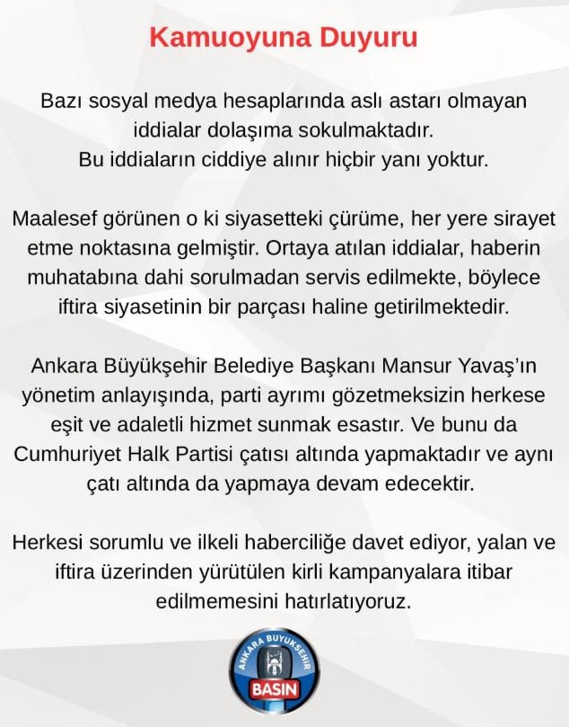Mansur Yavaş’tan Akp’ye Geçecek İddialarına Net Cevap!