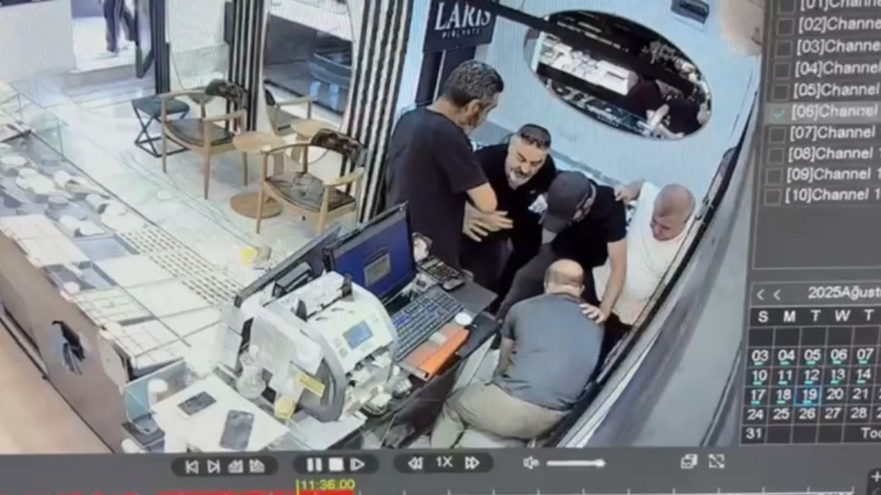 Şaka Gibi Soygun Oyuncak Tabancayla Kuyumcuya Daldı! (3)