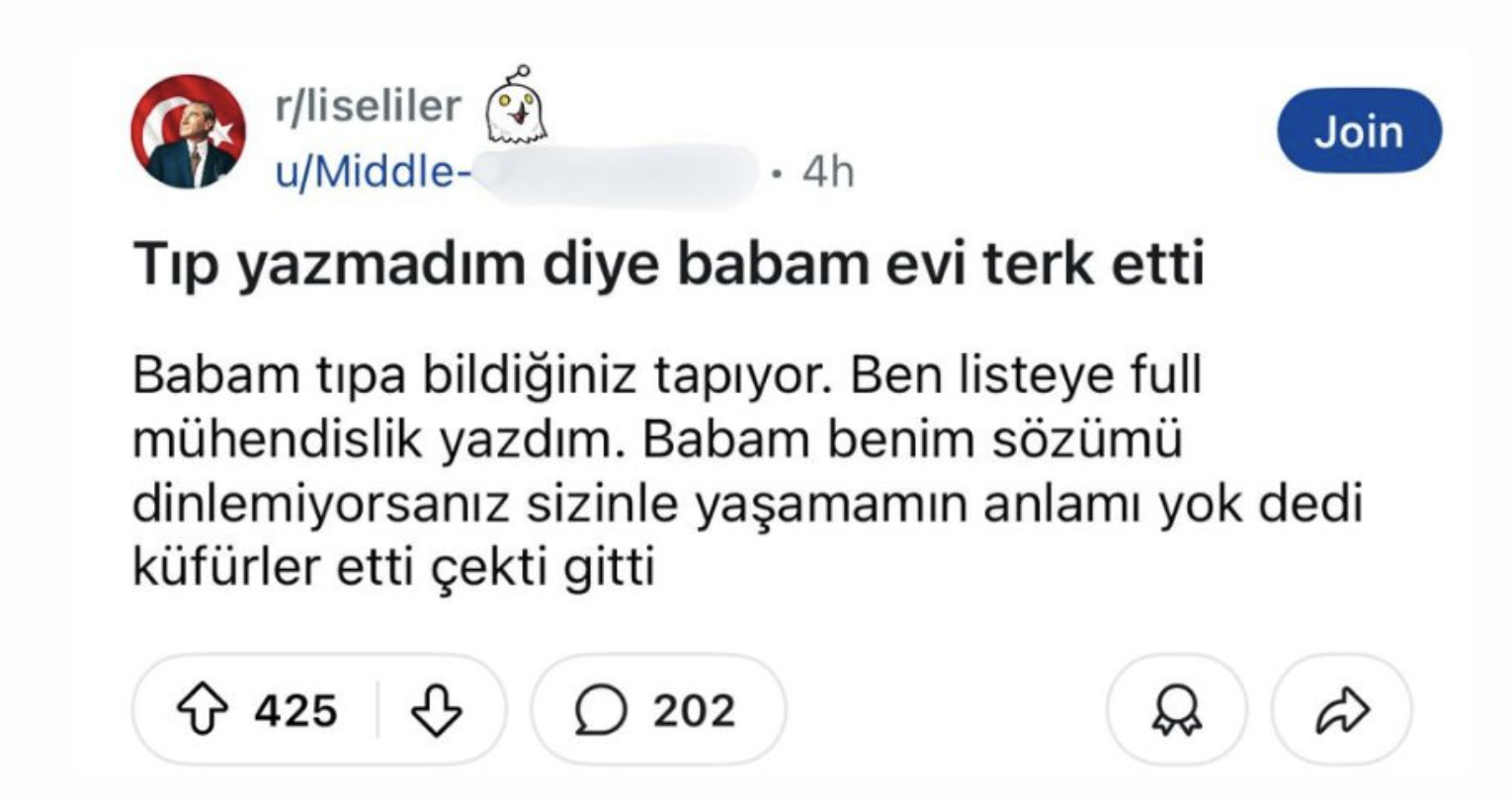 Tip Yazmadigi Icin Babasi Evi Terk Etti Universite Tercihlerinde Aile Baskisi Artiyor