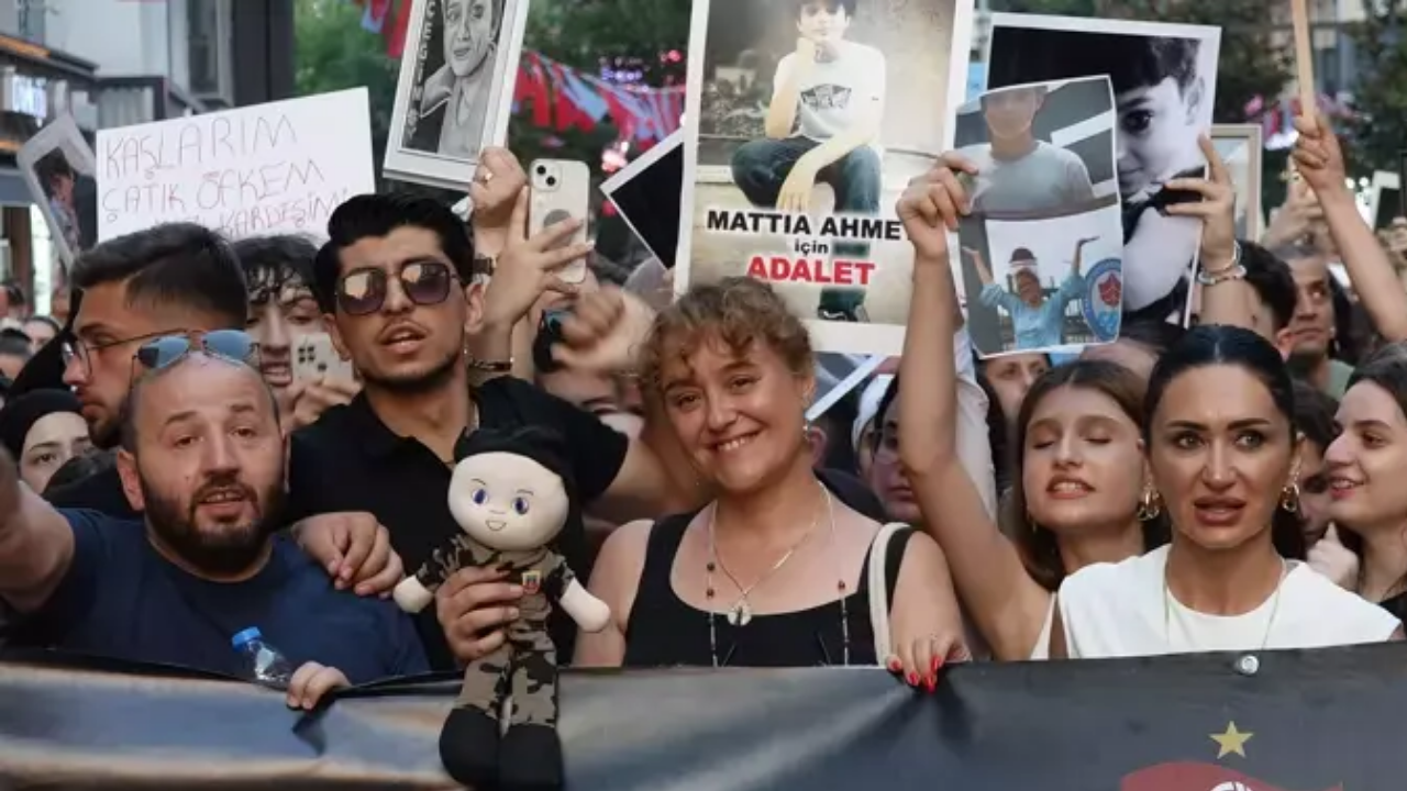 Trabzon’da Mattia Ahmet Minguzzi İçin Adalet Yürüyüşü (1)