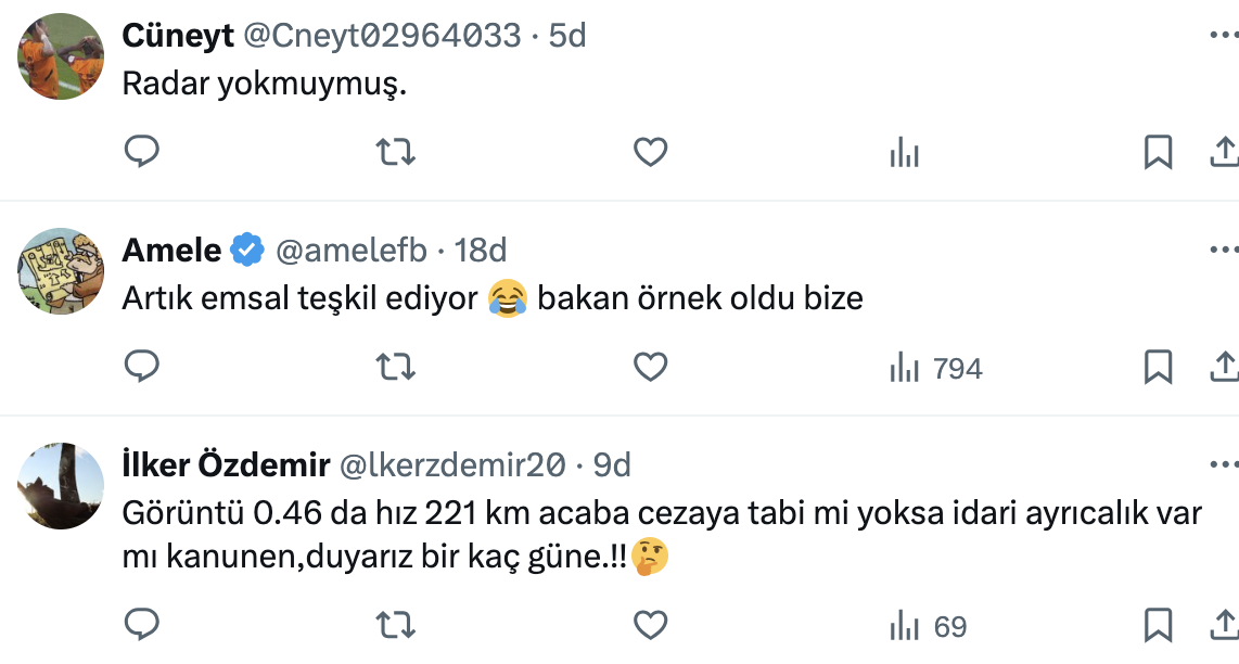 Ulaştırma Bakanı Audisiyle Hız Sınırı 140 Km Olan Otoyolda 225 Km İle Gitti 2025 08 24 21.34.46