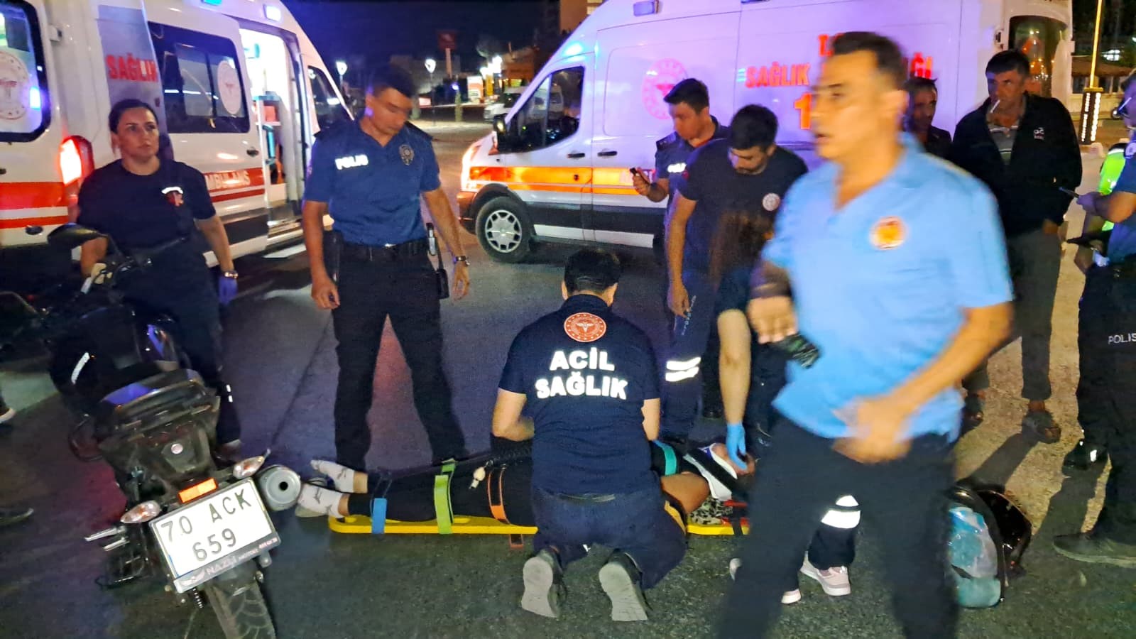Karaman’da motosikletli genç kıza çarpan otomobil sürücüsü kaçtı-2
