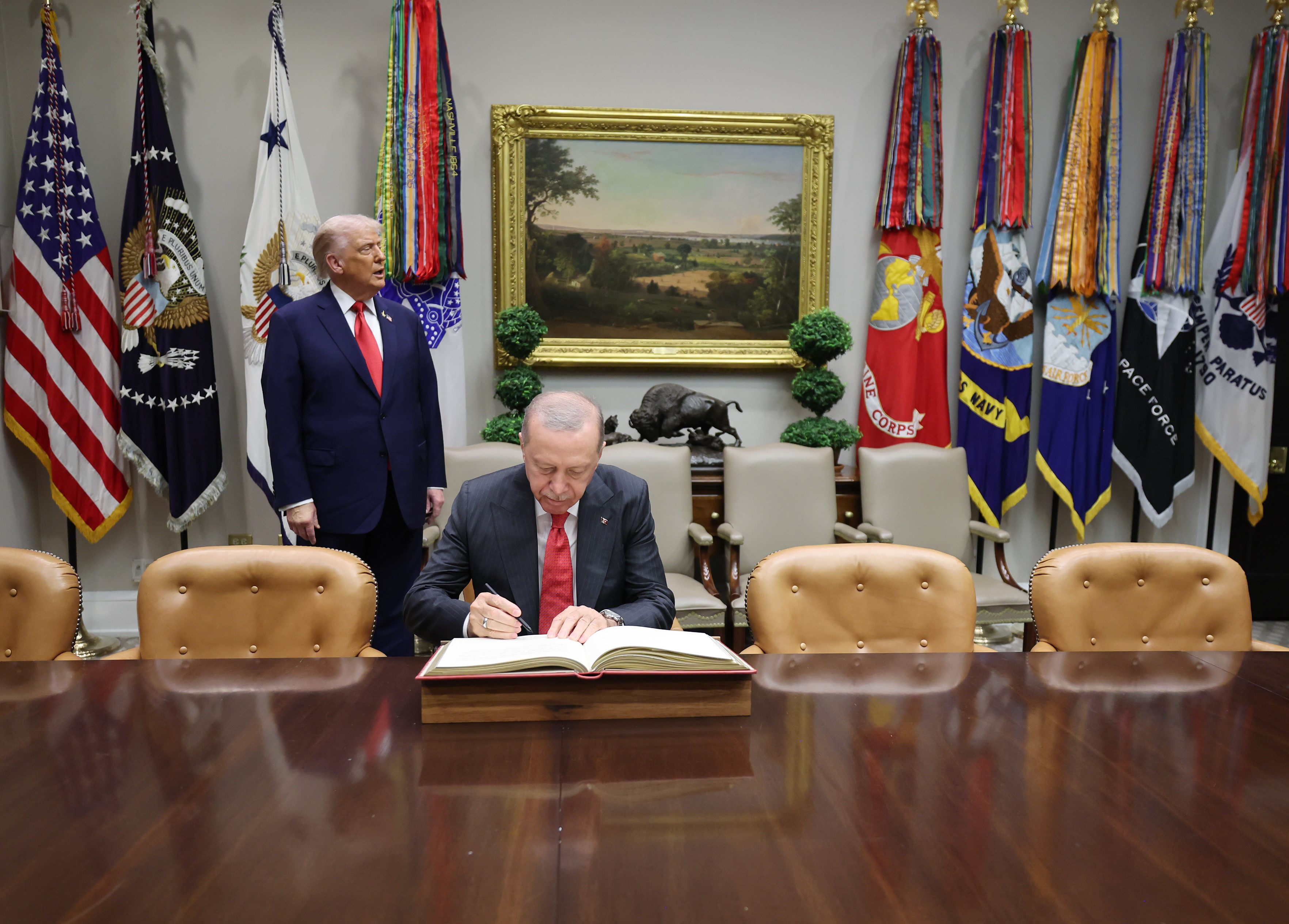 Erdoğan ile Trump Beyaz Saray’da buluştu