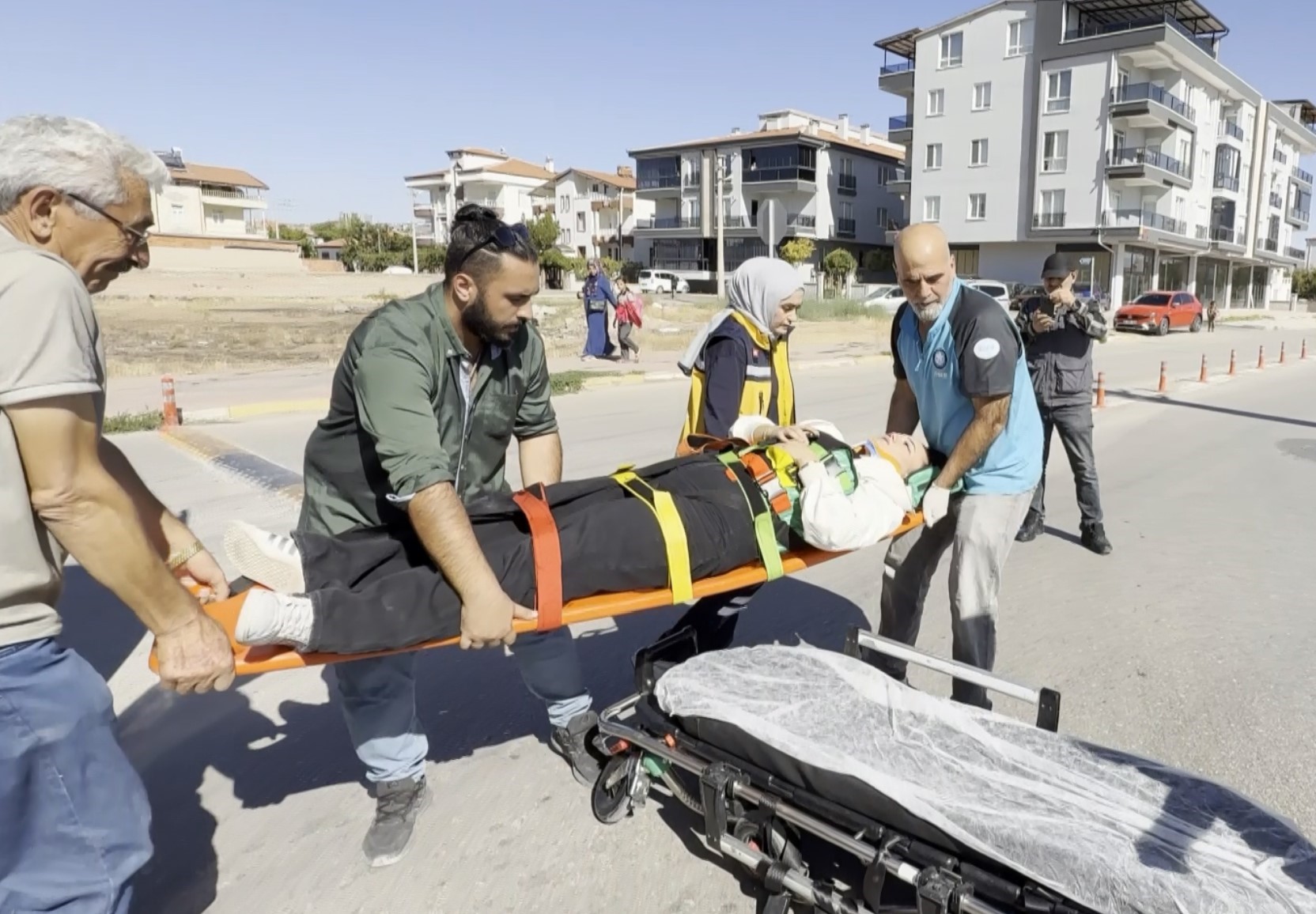 Aksaray’da Kavşakta Kaza 2 Yaralı