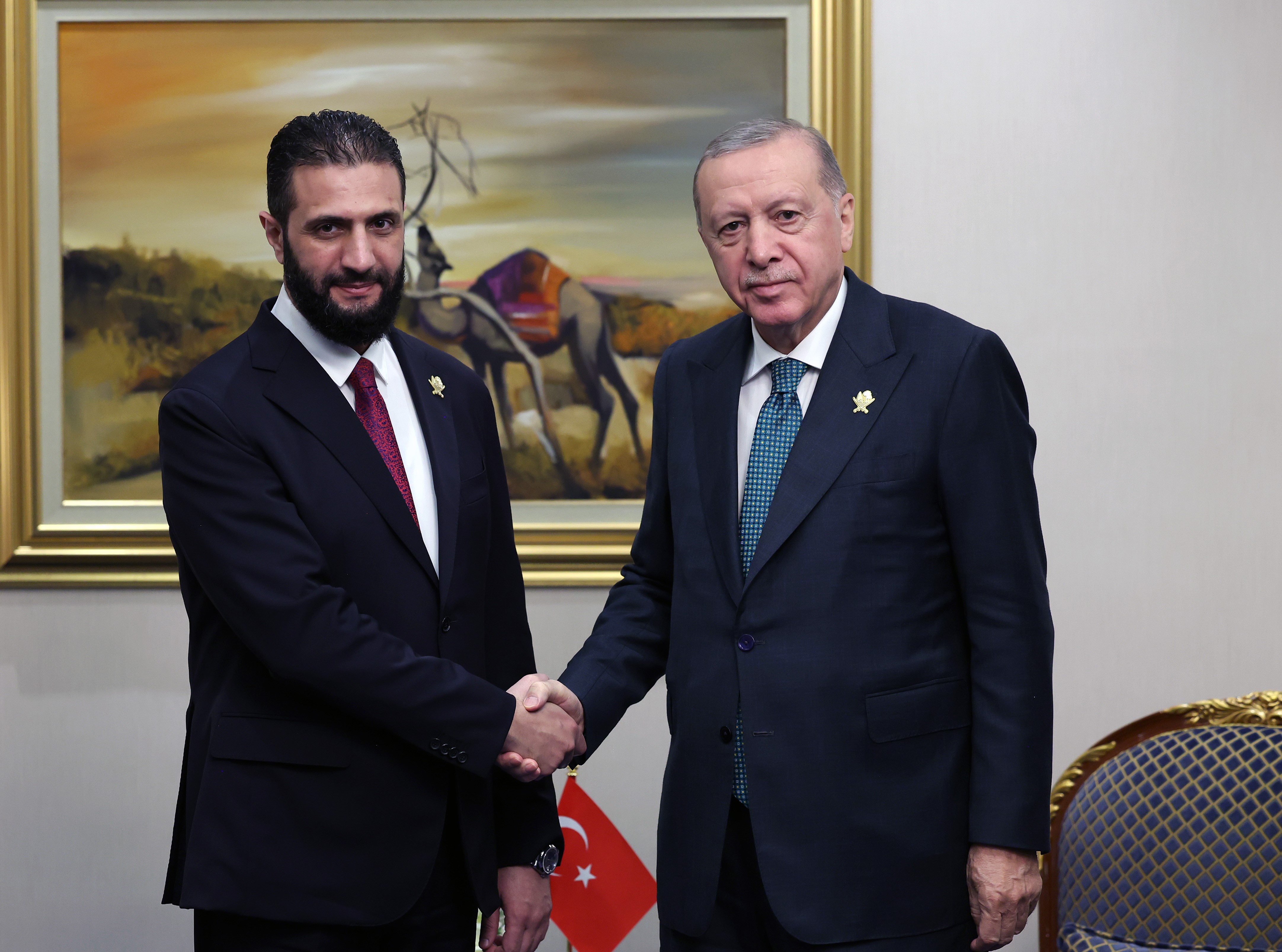 Erdoğan, Katar’da Suriye Cumhurbaşkanı Ahmed Şara Ile Görüştü (3)