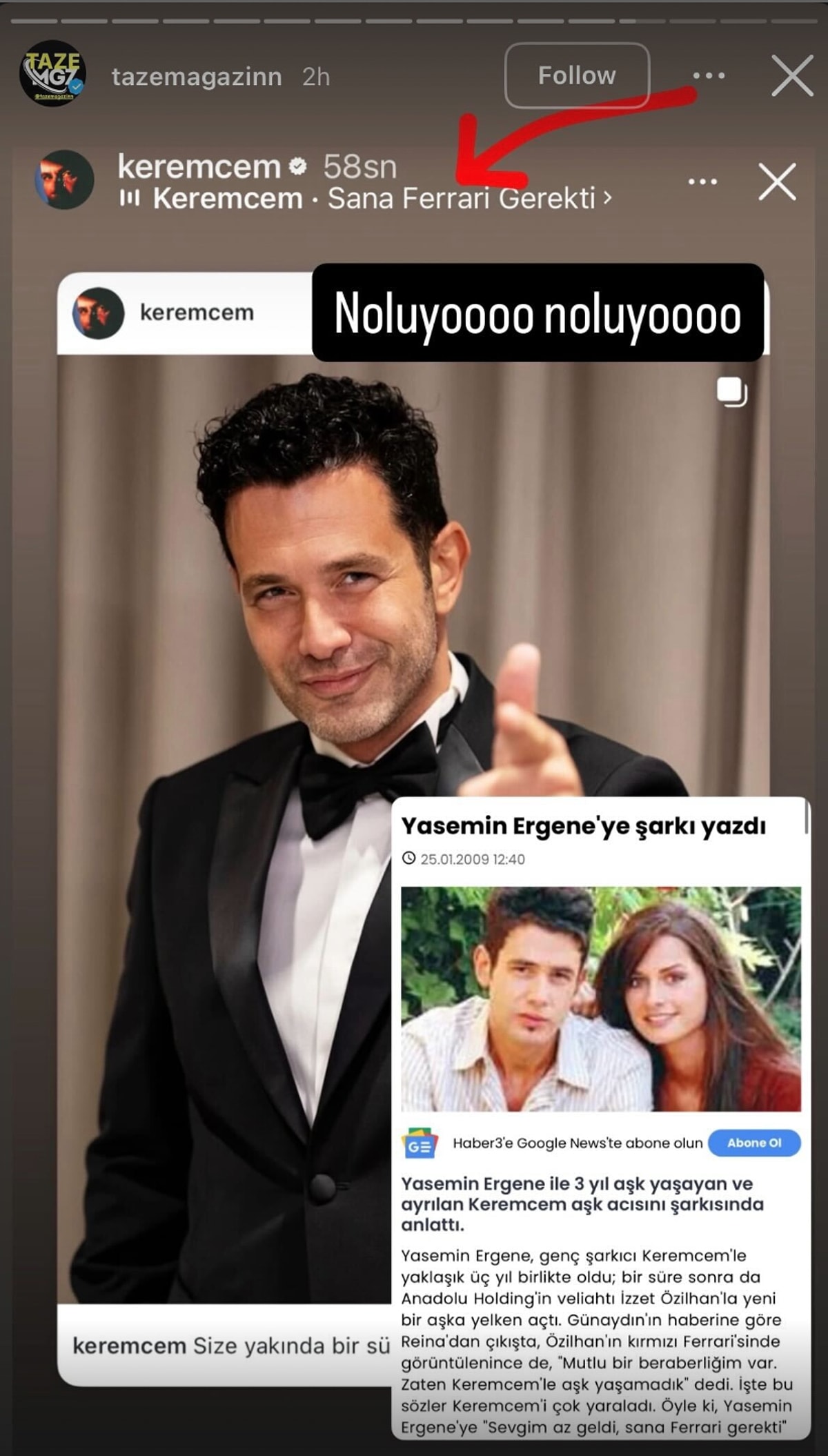 Keremcem’den Yasemin Ergene’ye Şok Gönderme! Ferrari Şarkısı Gündemde 111