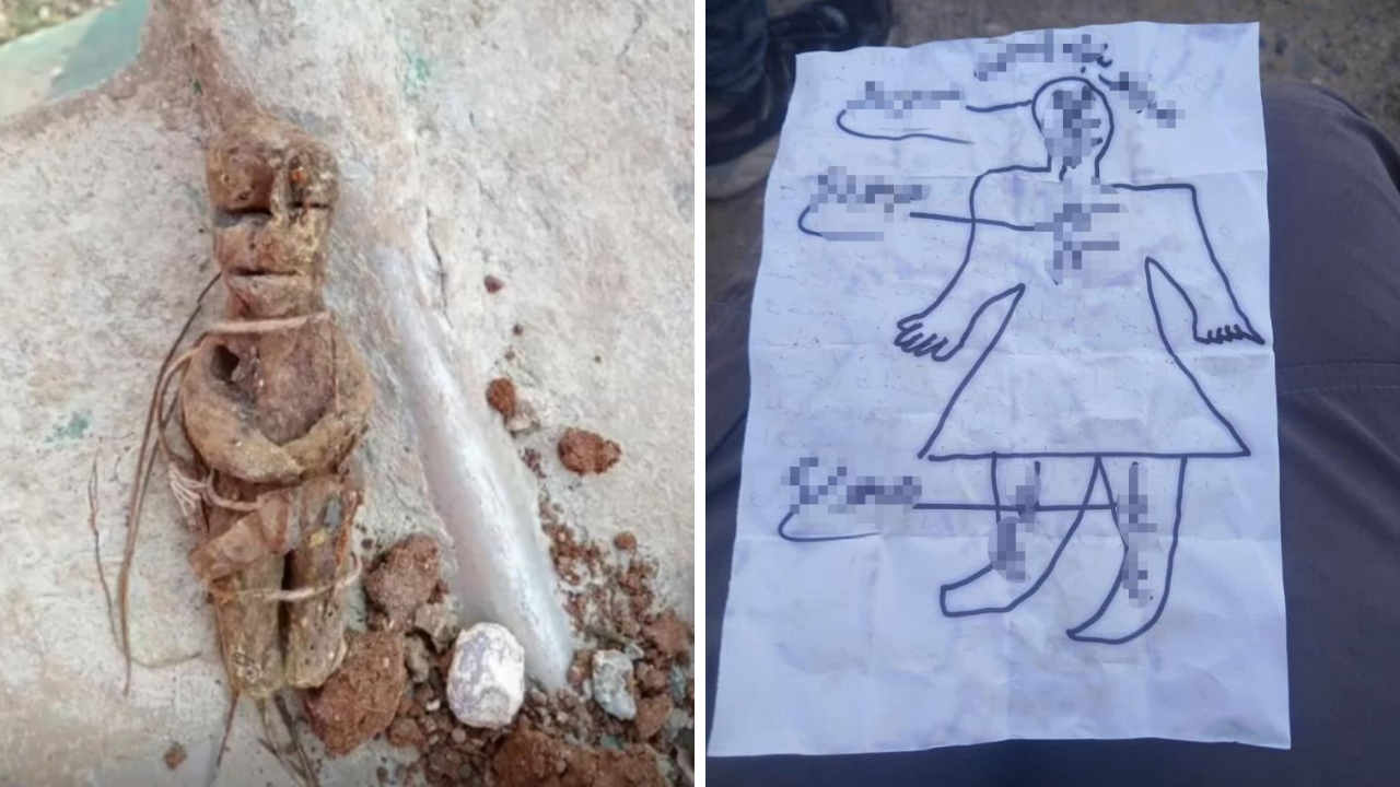 Mezardan Çıkan Büyüler Hayrete Düşürdü Koyun Kafası, Bağlanmış Bebek, Kağıtlar... (1)