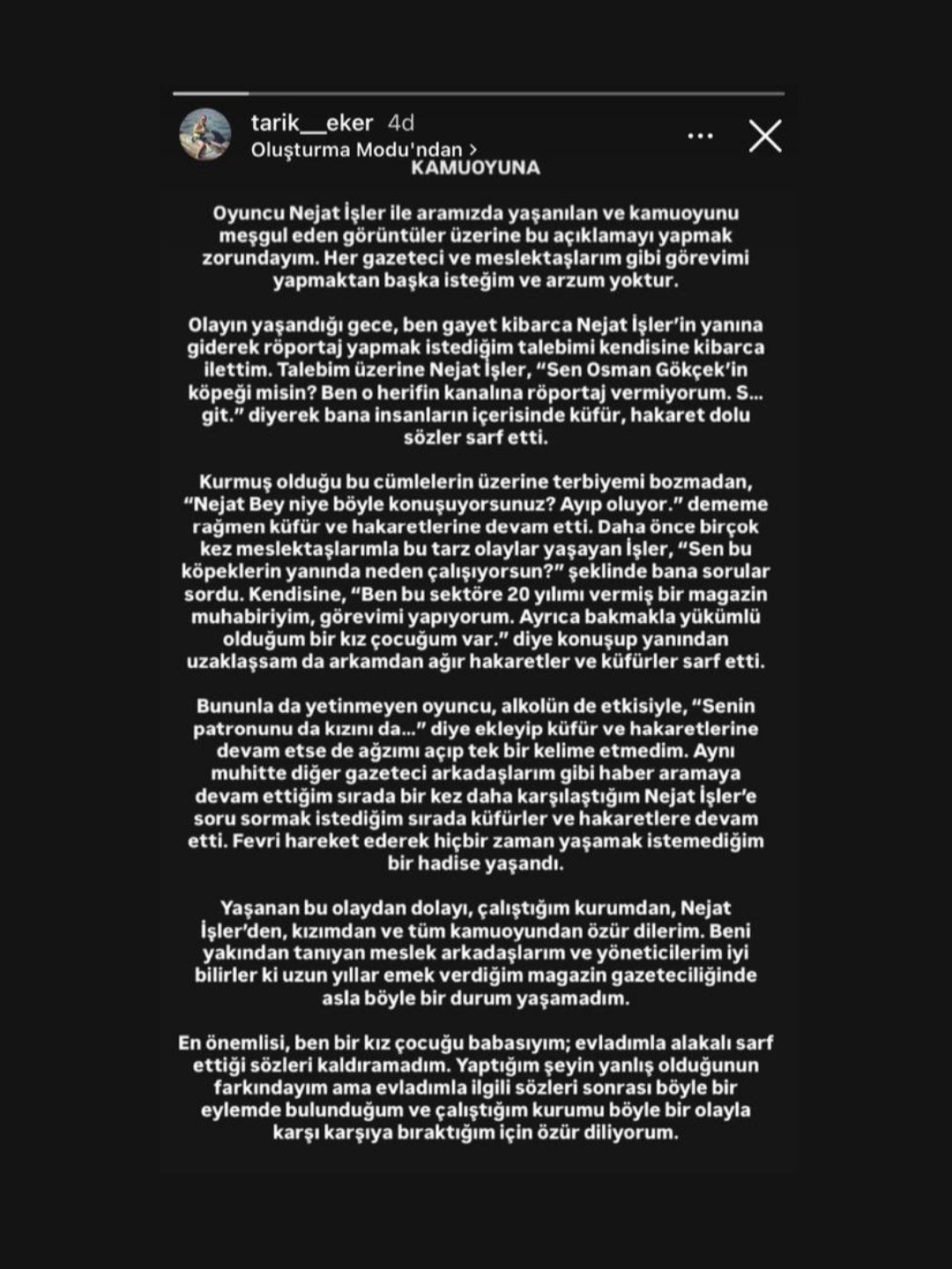 Röportaj Israrı Sonrası Nejat İşler’e Kafa Atan Muhabirden Açıklama! 1