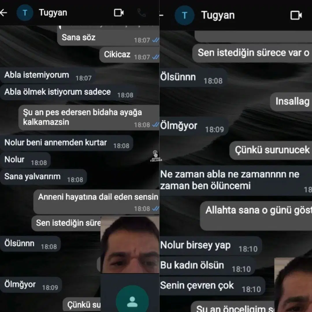Güllü’nün Kızı Tuğyan Ülkem’in “Bu Kadın Ölsün” Mesajları Ortaya Çıktı “Ama Annemi Öldürmedim” 1