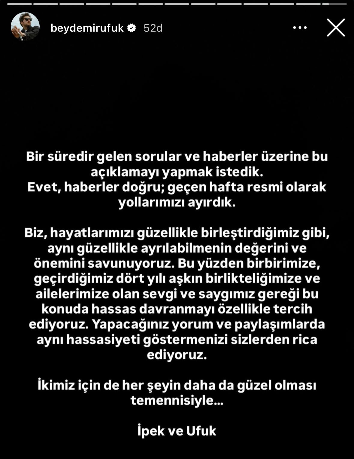 İddialar Doğruymuş! Ufuk Beydemir Ve İpek Filiz Yazıcı Boşandı!888