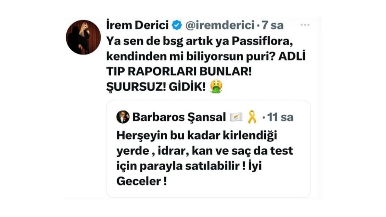 İrem Derici Temize Çıktı! Barbaros Şansal’a Küfür Etti!