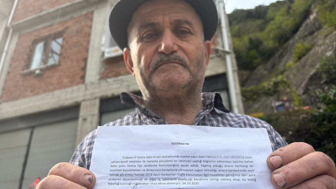 Karadeniz’de El Yapımı Cabrio ‘’Zigana’’ya Trafik Yasağı Sahibi Tutanakla Uyarıldı (3)