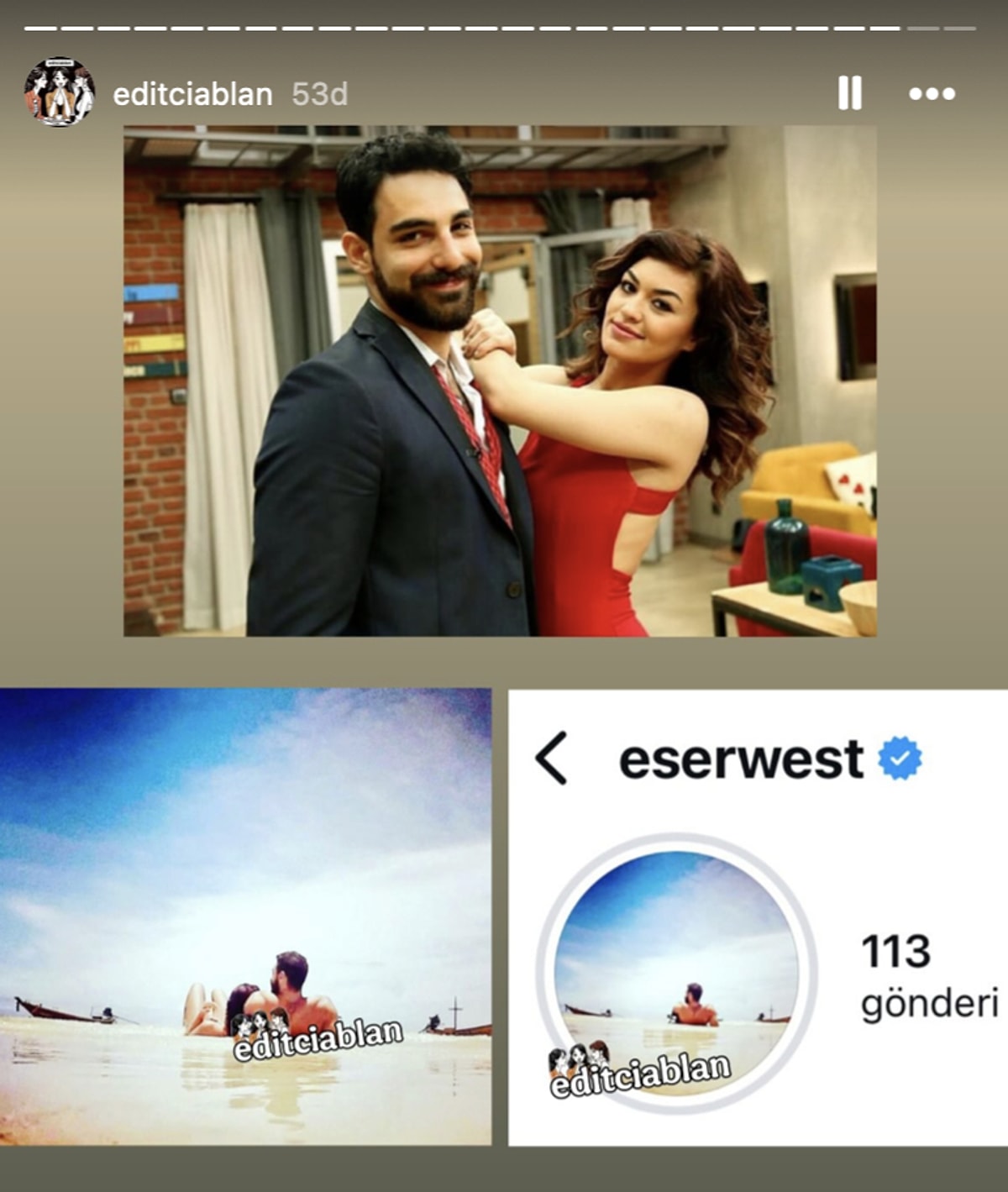 Kısmetse Olur Eser West’ten Şok Hamle! Cansel’le Olan Pozunu Profil Fotoğrafı Yaptı 1