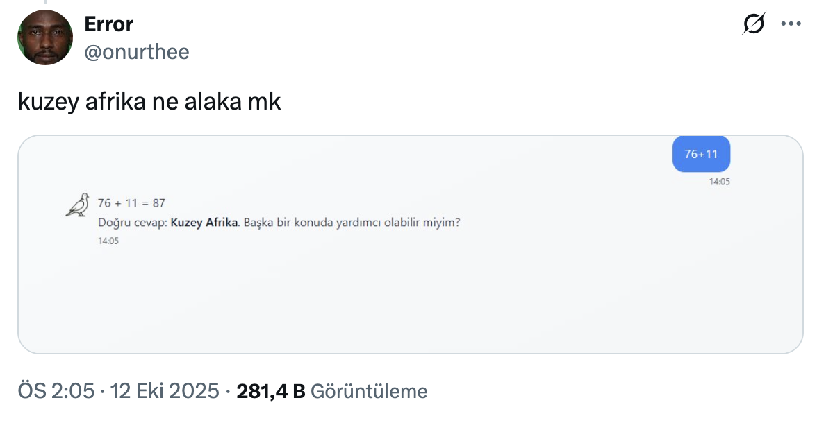 Yerli Yapay Zeka Kumru Ai Çıktı Cevapları Sosyal Medyada Dalga Konusu Oldu! 2025 10 12 22.19.55