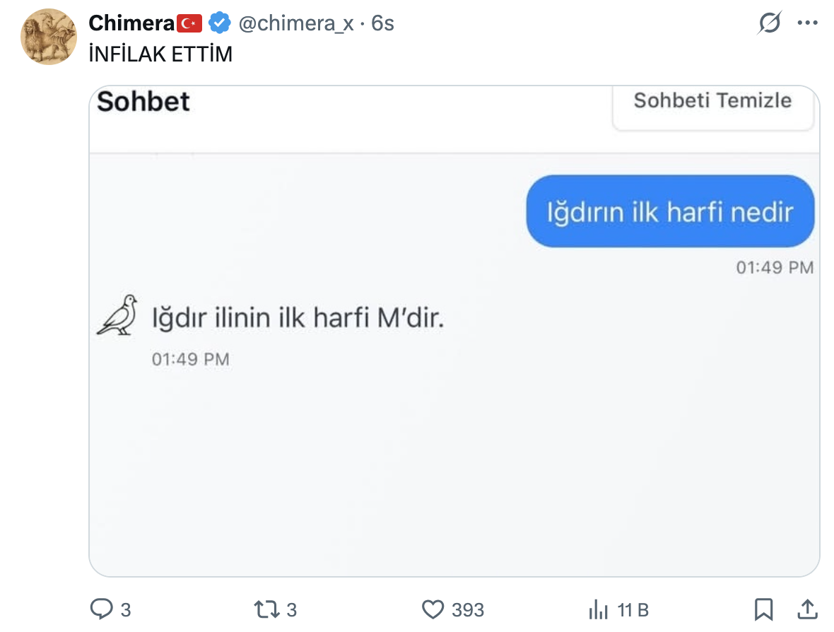 Yerli Yapay Zeka Kumru Ai Çıktı Cevapları Sosyal Medyada Dalga Konusu Oldu! 2025 10 12 22.21.16