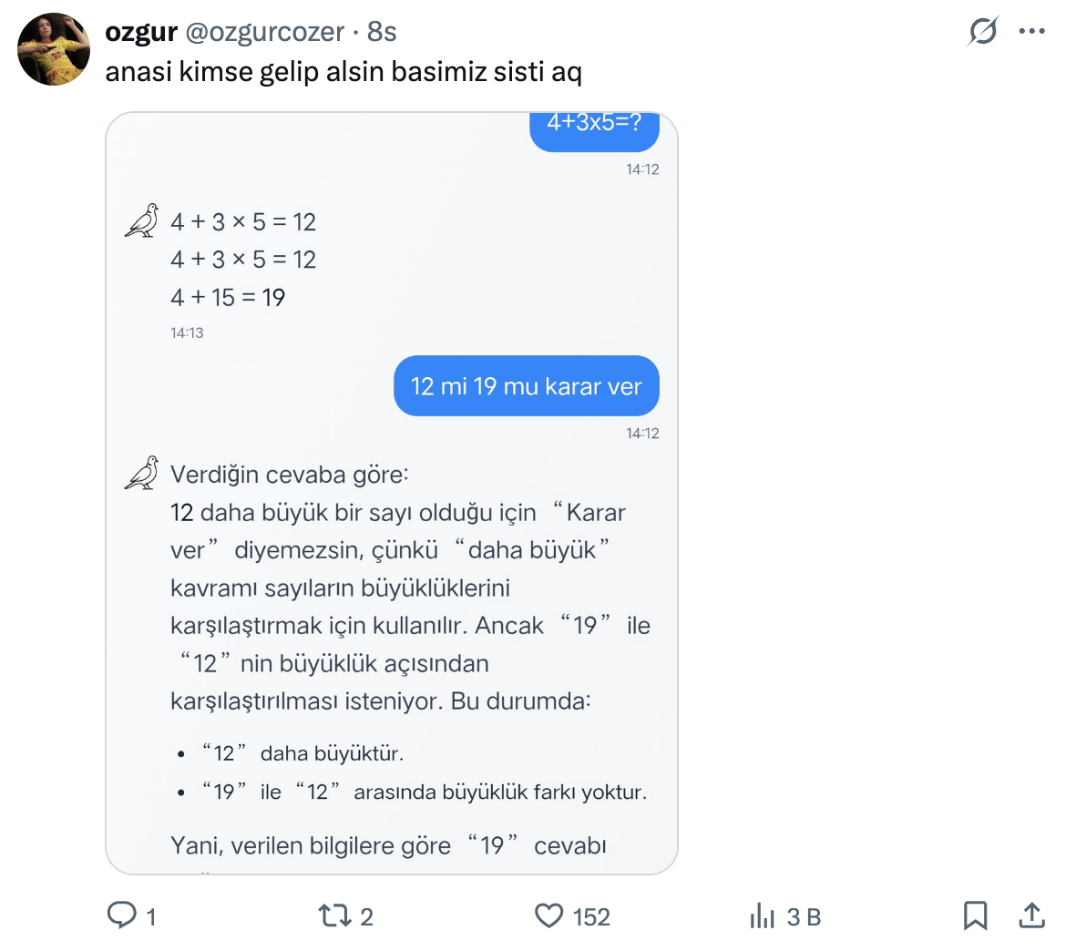 Yerli Yapay Zeka Kumru Ai Çıktı Cevapları Sosyal Medyada Dalga Konusu Oldu! 2025 10 12 22.42.55