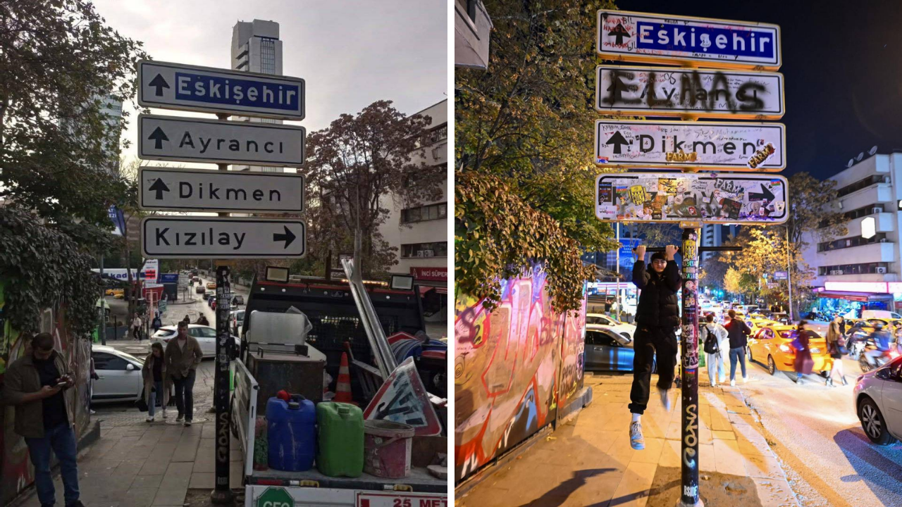 Ankara Kızılay Tabelası Önünde Bir Kişi Bıçaklandı!