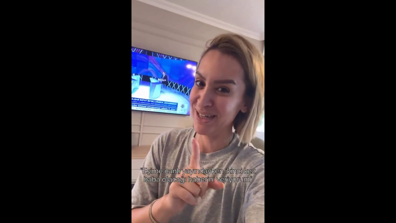 Bein Sports Spikeri Gürler Akgün, Baba Olacağını Canlı Yayında Öğrendi (1)